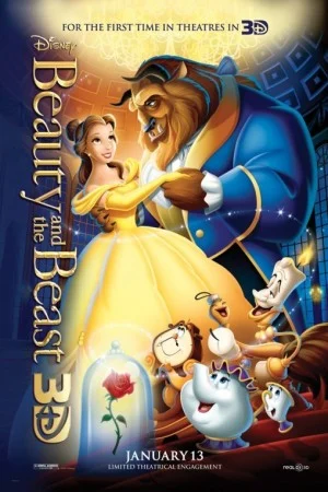 پوستر فیلم انیمیشن سینمایی Beauty and the Beast دیو و دلبر 1991 (Beauty and the Beast)