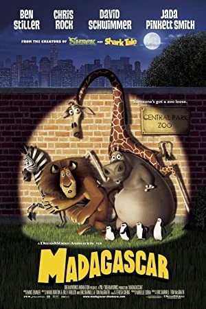 پوستر فیلم انیمیشن سینمایی Madagascar ماداگاسکار 2005 (Madagascar)