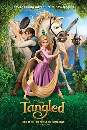 پوستر فیلم انیمیشن سینمایی Tangled گیسوکمند 2010 (Tangled)